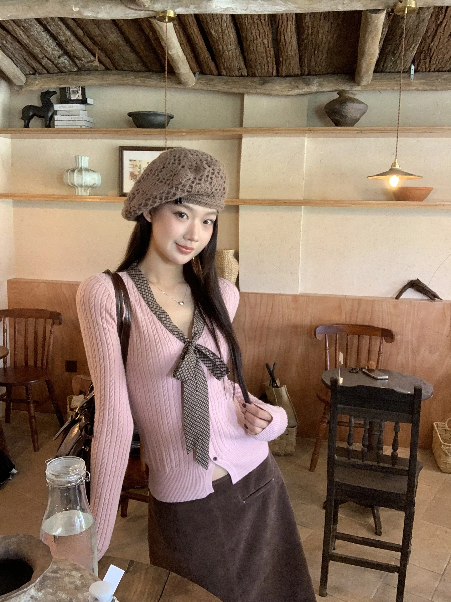 Red Celebri Sweater Women's Long Sve Autumn Winter Knitted Top Pink Design Lazy Sle Inner Wear Faionable Casual irt
Red Celebri Sweater Women's Long Sve Autumn Winter Knitted Top Pink Design Lazy Sle Inner Wear Faionable Casual irt