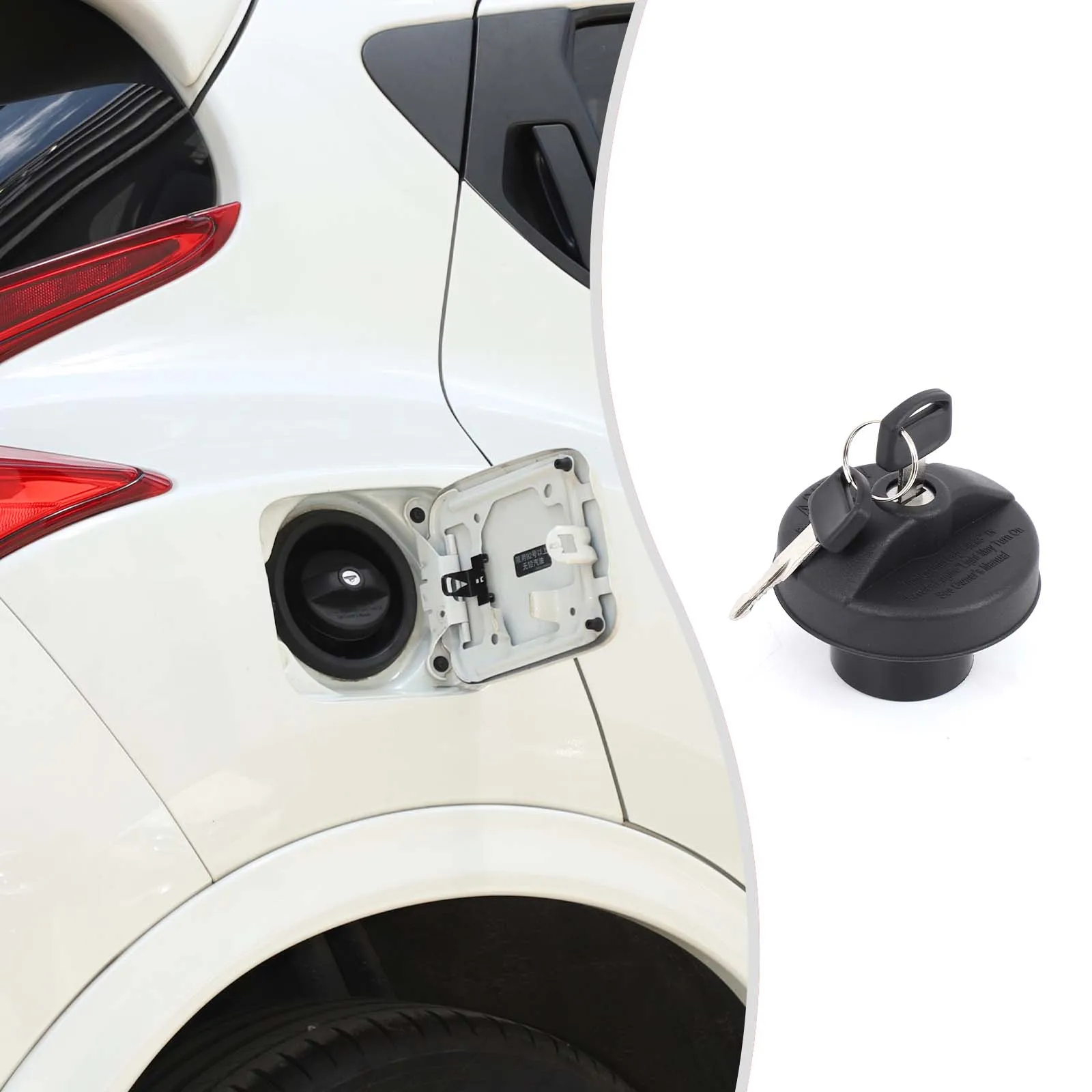 Car Locking Fuel Tank Filler Cap with 2 Keys For Nissan Juke 2011-2019/Infiniti ESQ Interior Accessories 
Car Locking Fuel Tank Filler Cap with 2 Keys For Nissan Juke 2011-2019/Infiniti ESQ Interior Accessories