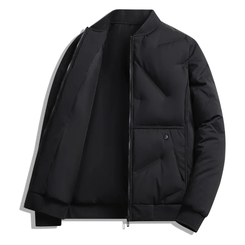 New Men's Fashion Trends Winter Down Jacket Comfortable Baseball Collar Cardigan Baseball Coat Casual Solid Zipper Warm Jacket
New Men's Fashion Trends Winter Down Jacket Comfortable Baseball Collar Cardigan Baseball Coat Casual Solid Zipper Warm Jacket