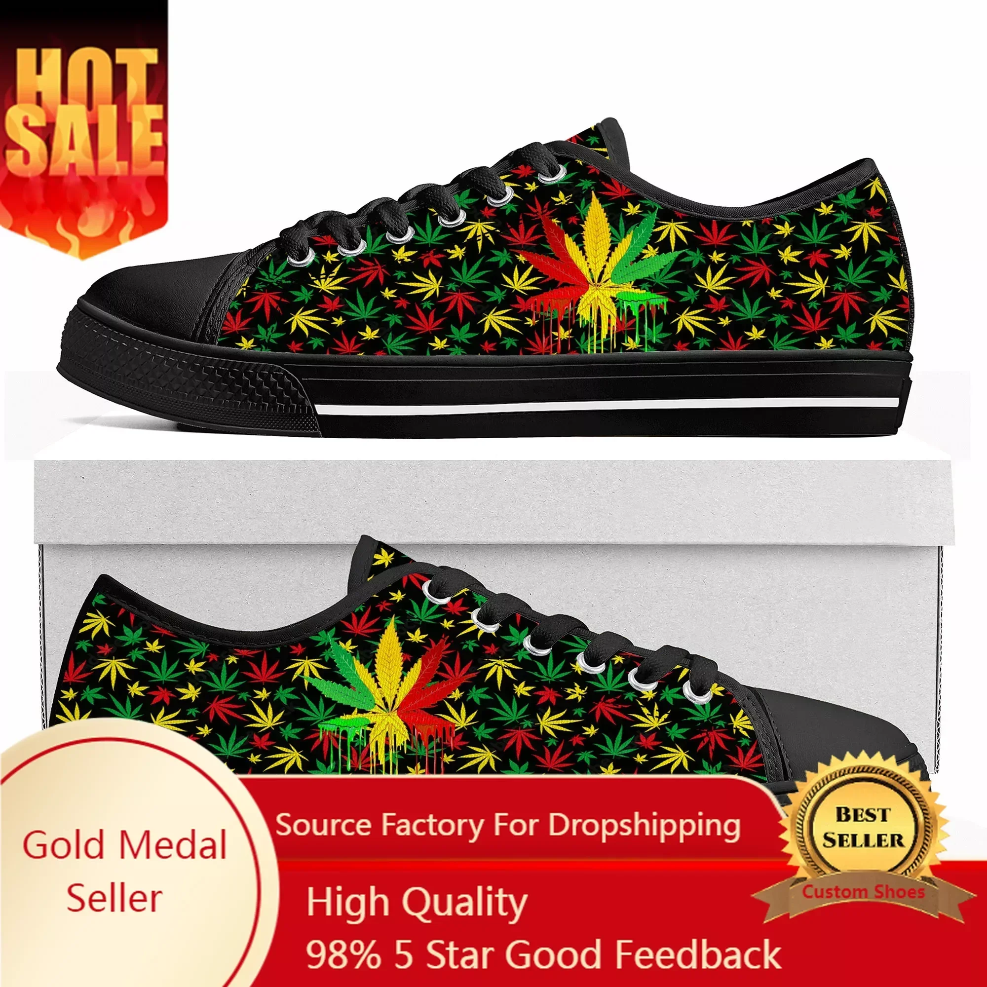 Leaf Weed Rasta Marijuana Красный Желтый Зеленый Art Низкие Кроссовки Высокого Качества Холст Кроссовки Повседневная Пара Обувь Обувь На Заказ 
Leaf Weed Rasta Marijuana Красный Желтый Зеленый Art Низкие Кроссовки Высокого Качества Холст Кроссовки Повседневная Пара Обувь Обувь На Заказ