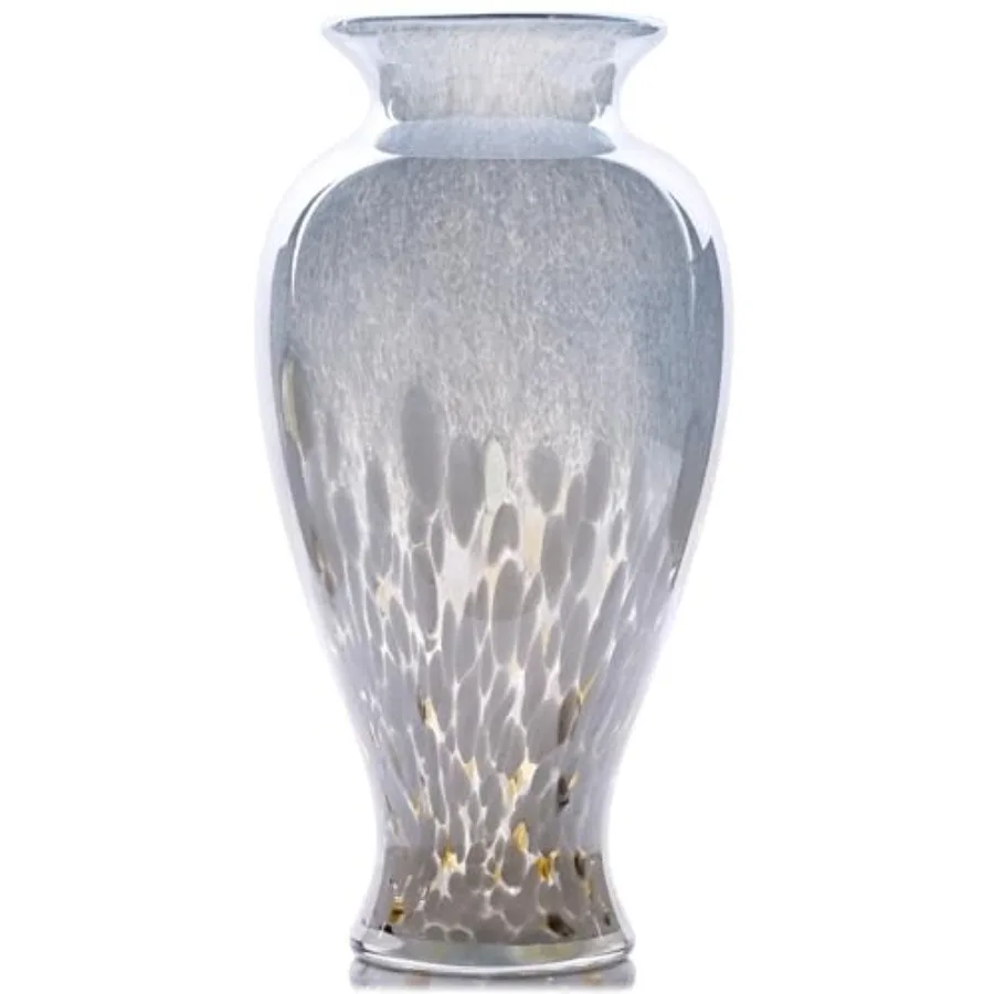 11.8" Tall and Glass Vase Beautiful Hand Blown Glass Vase Modern Art Home Decor, Wide Mouth Colorful Vases for Mantle Dining Ta
11.8" Tall and Glass Vase Beautiful Hand Blown Glass Vase Modern Art Home Decor, Wide Mouth Colorful Vases for Mantle Dining Ta