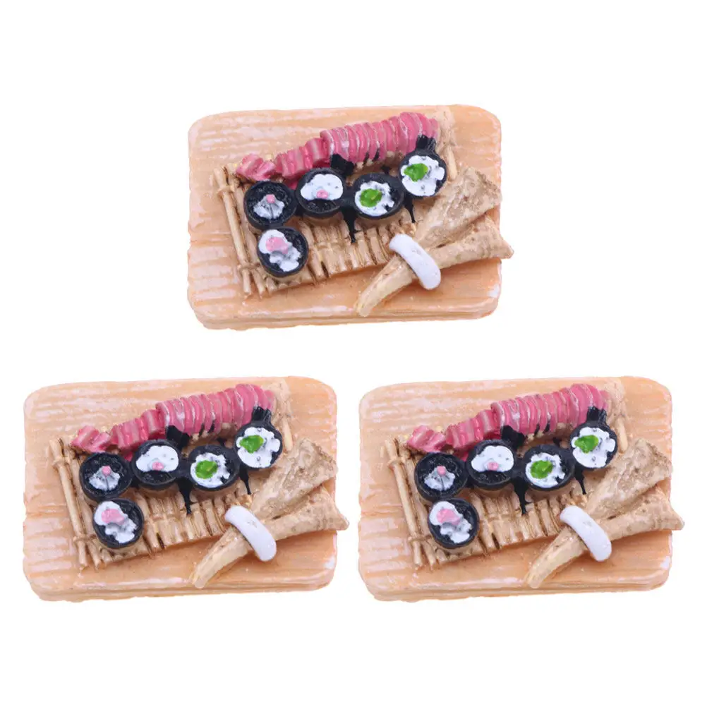 3Pcs Sushi Tools Miniature Kitchenware Simulation Food Prop Mini House Decoration Artificial Tiny Food Ornaments for Micro Scene
3Pcs Sushi Tools Miniature Kitchenware Simulation Food Prop Mini House Decoration Artificial Tiny Food Ornaments for Micro Scene