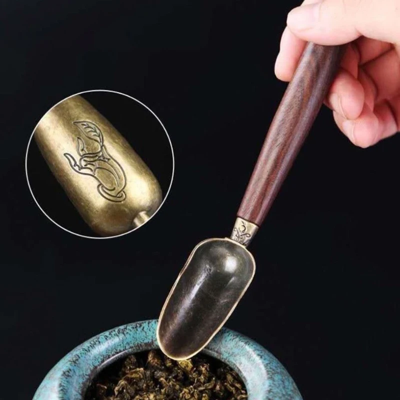1pcs Tea Spoon Ebony Teaspoon Solid Wood Retro Creative Tea Shovel Tea KongFu Tea Ceremony Accessories Gift
1pcs Tea Spoon Ebony Teaspoon Solid Wood Retro Creative Tea Shovel Tea KongFu Tea Ceremony Accessories Gift