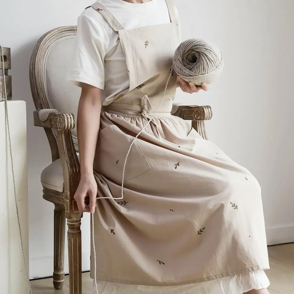 Cooking Bib Useful Creative Embroidered Kitchen Apron Portable Kitchen Apron
Cooking Bib Useful Creative Embroidered Kitchen Apron Portable Kitchen Apron