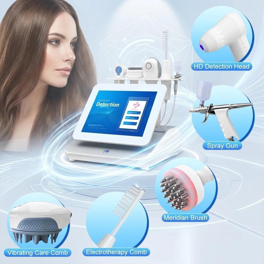 Customization Available AI Intelligent Treatment System Scalp Condition Analyzer 5in1 Hair Analysis Machine For Headspa Salon
Customization Available AI Intelligent Treatment System Scalp Condition Analyzer 5in1 Hair Analysis Machine For Headspa Salon