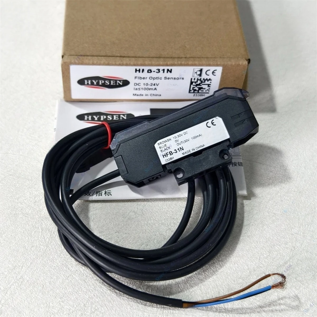 1PCS HYPSEN New Original Genuine HFB-31N high speed digital display fiber amplifier 20μs photoelectric eye deviation correctio
1PCS HYPSEN New Original Genuine HFB-31N high speed digital display fiber amplifier 20μs photoelectric eye deviation correctio