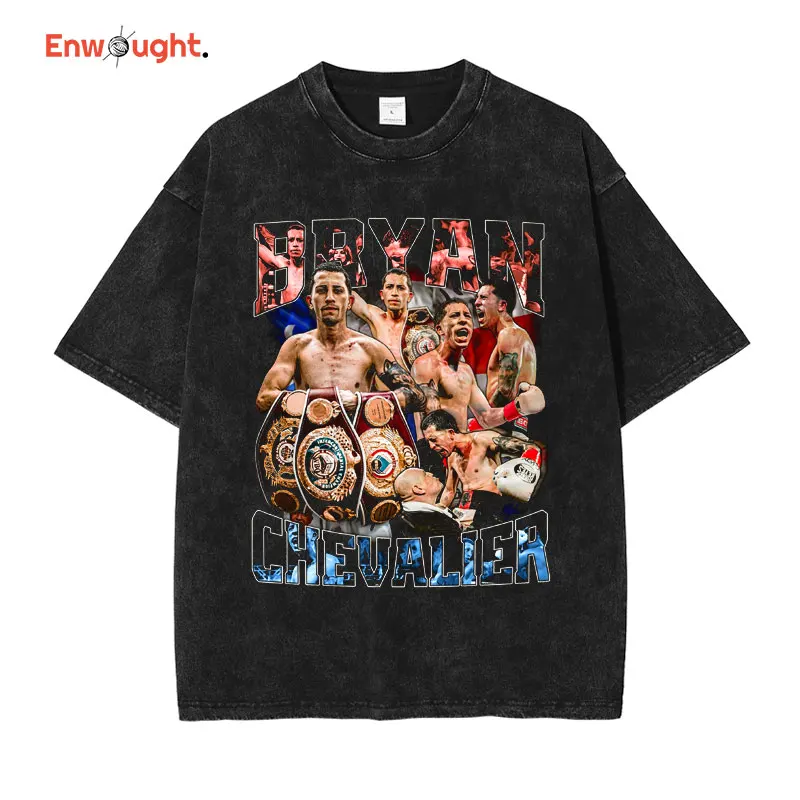 Bryan Chevalier T Shirt Boxing Champion Vintage Washed Short Sleeve Oversized T-shirt Harajuku Sweatshirt Tops Tees Men Cotton
Bryan Chevalier T Shirt Boxing Champion Vintage Washed Short Sleeve Oversized T-shirt Harajuku Sweatshirt Tops Tees Men Cotton