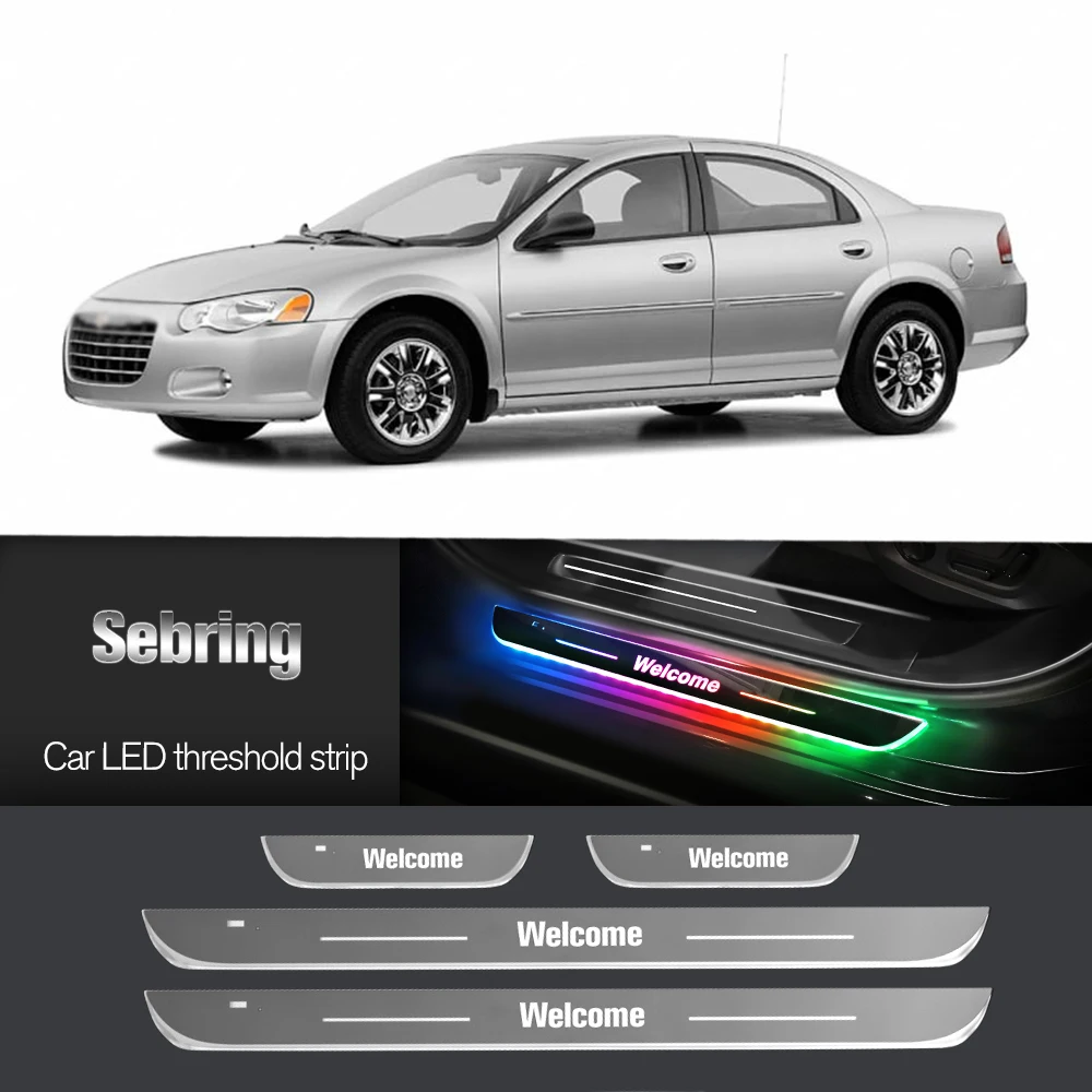 Car Door Sill Light For Chrysler Sebring 2001-2014 2004 2007 2008 Customized Logo LED Welcome Threshold Pedal Lamp Accessories
Car Door Sill Light For Chrysler Sebring 2001-2014 2004 2007 2008 Customized Logo LED Welcome Threshold Pedal Lamp Accessories
