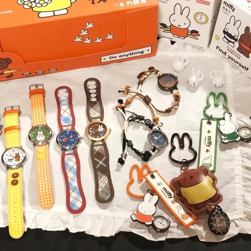 New Boxfun Miffy Authentic Blind Box Wrist Watch Quartz Trendy Collectible Toy Nylon Strap Gift For Women Fashion Accessory
New Boxfun Miffy Authentic Blind Box Wrist Watch Quartz Trendy Collectible Toy Nylon Strap Gift For Women Fashion Accessory