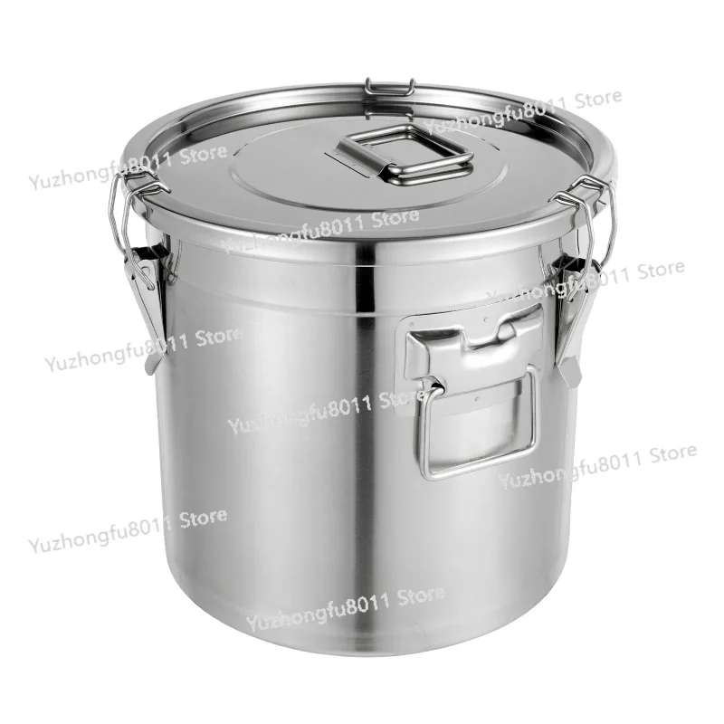 Stainless Steel Airtight Canister, Three Clips with Silicone Seal, for Liquor and Cooking Oil, 304 Food-Grade Steel
Stainless Steel Airtight Canister, Three Clips with Silicone Seal, for Liquor and Cooking Oil, 304 Food-Grade Steel