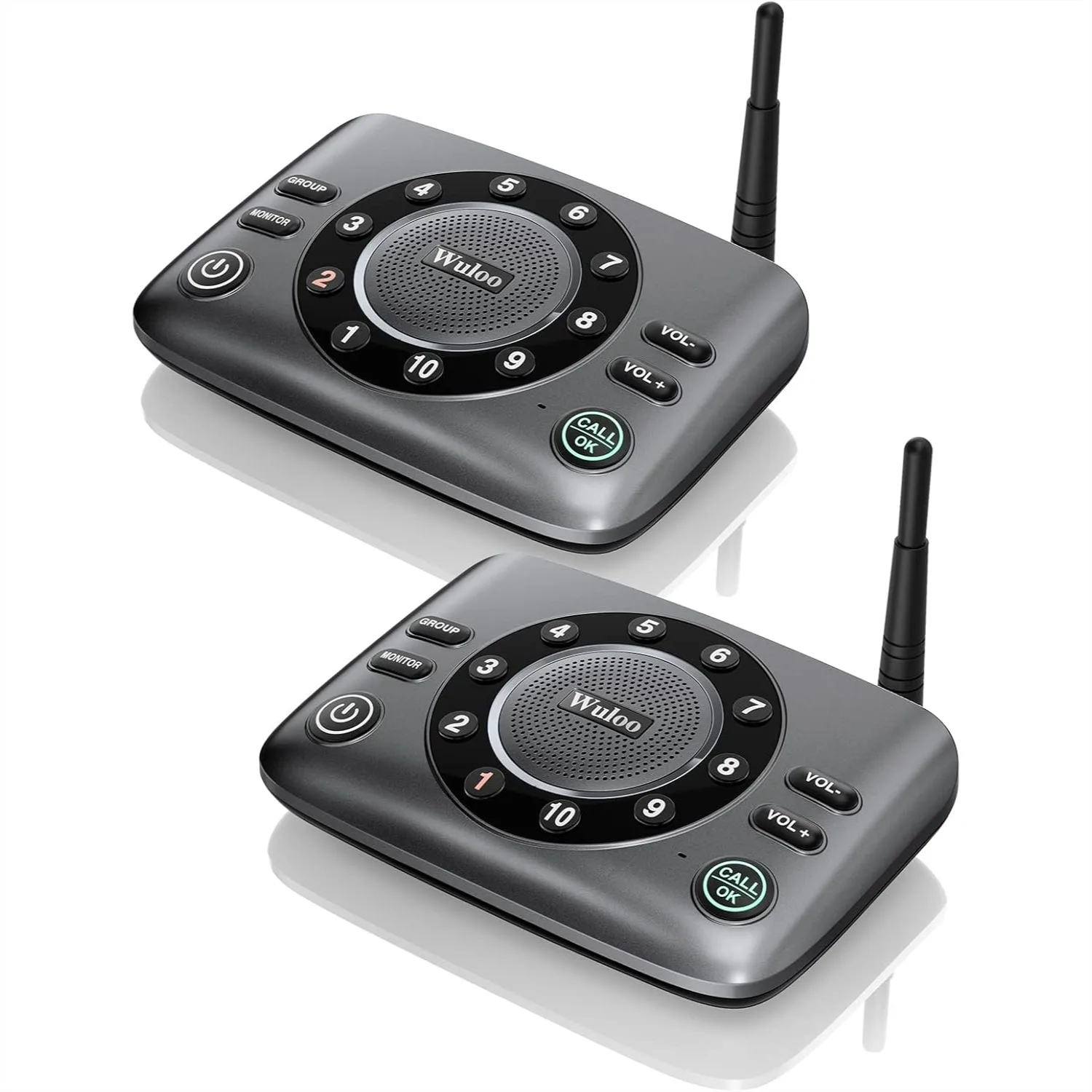 Hands-Free Intercom System for Home Business, Full Duplex Wireless Intercom with 5280 ft Range, Pack of 2
Hands-Free Intercom System for Home Business, Full Duplex Wireless Intercom with 5280 ft Range, Pack of 2