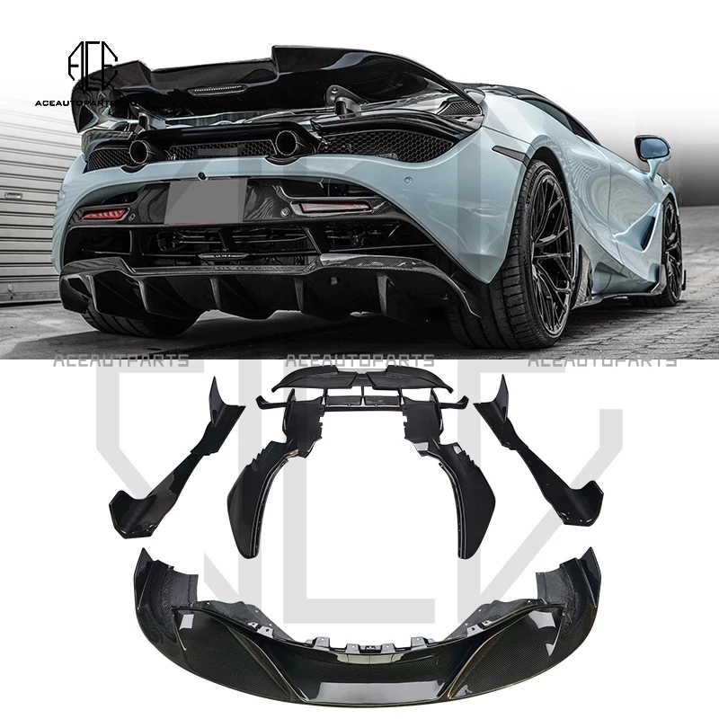 REAR BUMPER DIFFUSER FOR MCLAREN 720S 2017-2019 RY STYLE DRY CARBON FIBER SIDE SKIRT SPOILER REAR WING BODY KIT
REAR BUMPER DIFFUSER FOR MCLAREN 720S 2017-2019 RY STYLE DRY CARBON FIBER SIDE SKIRT SPOILER REAR WING BODY KIT