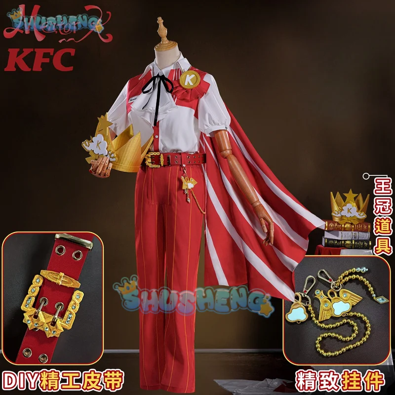 Shusheng Identity V Knight 7th Anniversary Mentor-K QiZhen Fashion Cosplay Costume Uniform Halloween Carnival Party
Shusheng Identity V Knight 7th Anniversary Mentor-K QiZhen Fashion Cosplay Costume Uniform Halloween Carnival Party