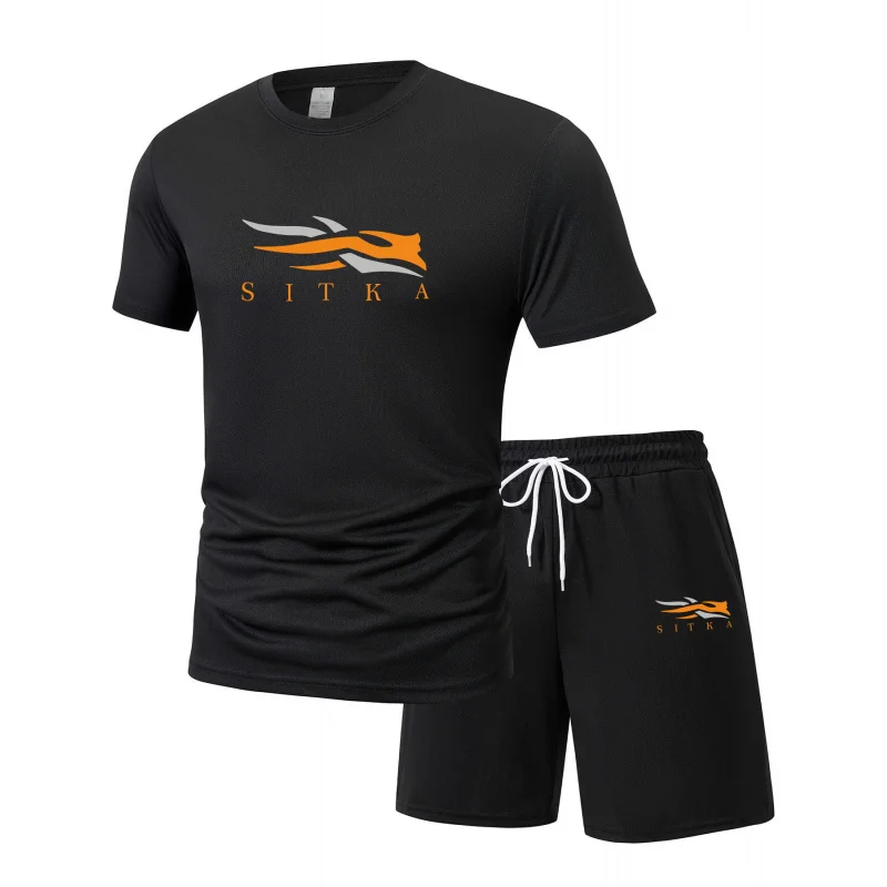 SITKA New Men'S Casual Short Sleeve T-Shirt Short Pants -Summer Lightweight Breathable Round Neck Tee Short Pants Suit
SITKA New Men'S Casual Short Sleeve T-Shirt Short Pants -Summer Lightweight Breathable Round Neck Tee Short Pants Suit