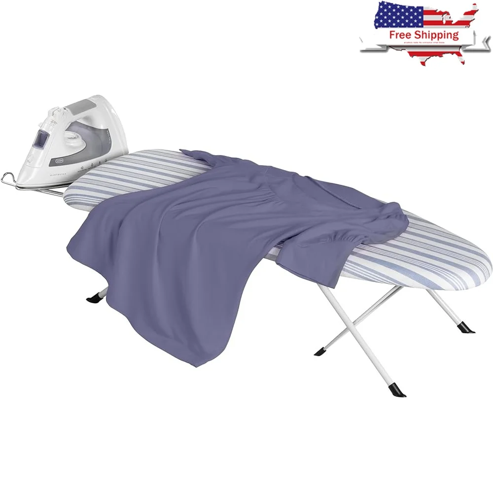 Складная настольная гладильная доска, экономия места, термостойкий чехол с подставкой для утюга, прочный стальной каркас, компактный, легкий вес
Складная настольная гладильная доска, экономия места, термостойкий чехол с подставкой для утюга, прочный стальной каркас, компактный, легкий вес