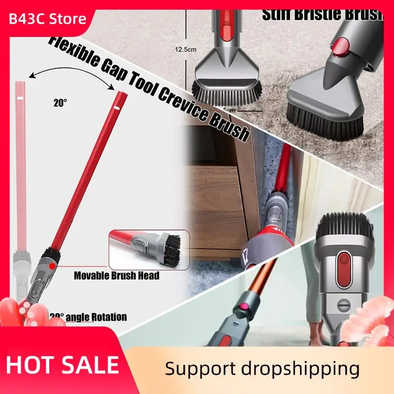 B43C Accessory Kit Compatible For Dyson V7 V8 V10 V11 V15 - Extendable Flexible Hose & Multi-Purpose Nozzle Brushes
B43C Accessory Kit Compatible For Dyson V7 V8 V10 V11 V15 - Extendable Flexible Hose & Multi-Purpose Nozzle Brushes