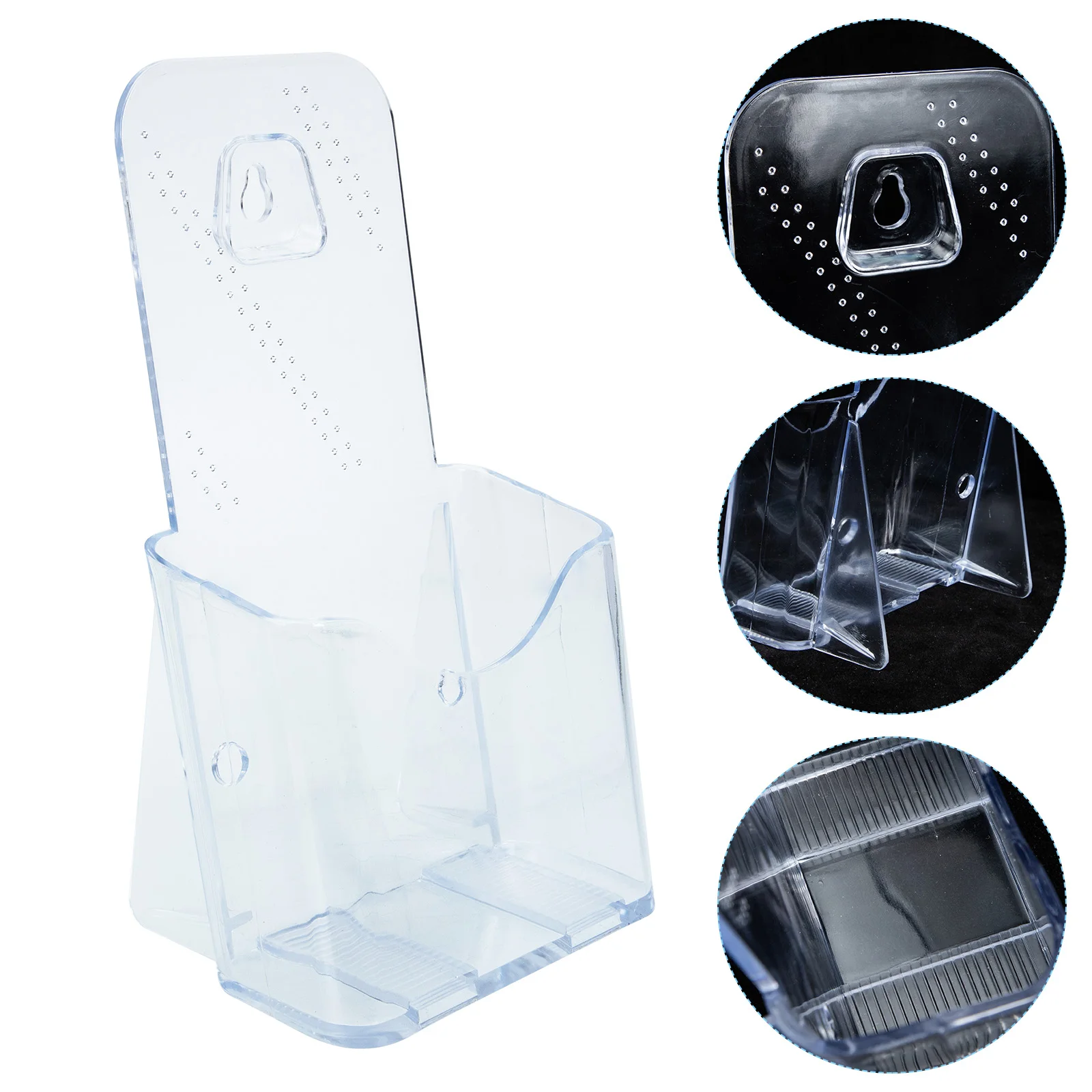 A6 2 Pcs Clear Acrylic Magazine Holder Wall Mountable Storage for Cards Flyers Catalogs Brochure Literature Organizer
A6 2 Pcs Clear Acrylic Magazine Holder Wall Mountable Storage for Cards Flyers Catalogs Brochure Literature Organizer