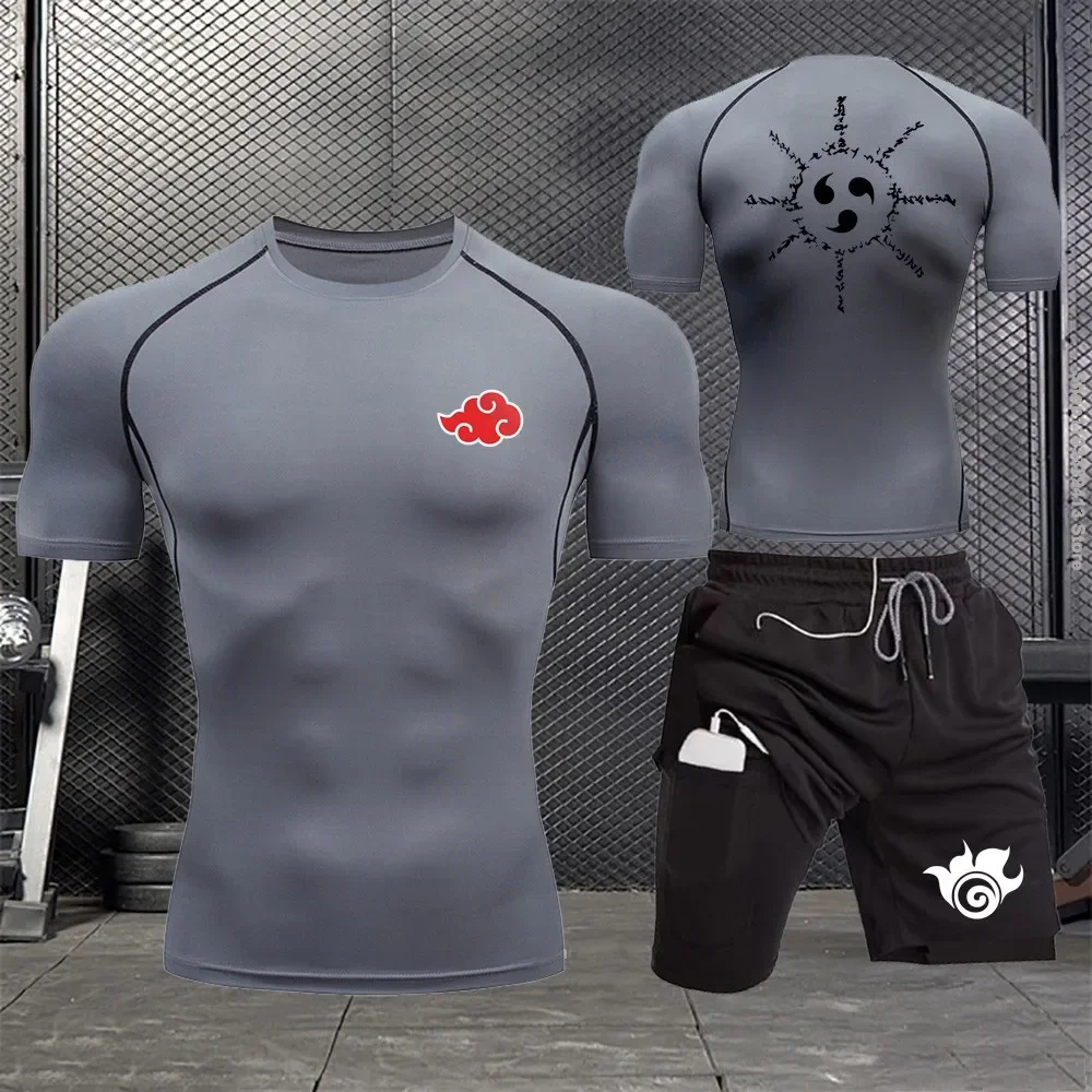 2025 New Model Jogging Breathable Tight-Fitting Sports Outfit - Summer Wear - Men's Training Set - Tight T-Shirt - Aerobic Sport
2025 New Model Jogging Breathable Tight-Fitting Sports Outfit - Summer Wear - Men's Training Set - Tight T-Shirt - Aerobic Sport