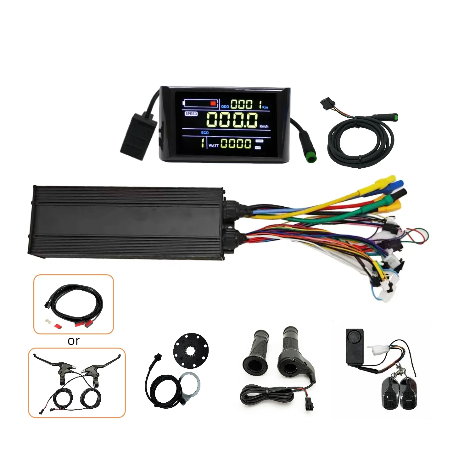 Полная система управления eBike 48 В-72 В 3000 Вт 60 А 18MOSFET Интеллектуальный контроллер синусоидальной посуды с дисплеем PAS Twist Throttle
Полная система управления eBike 48 В-72 В 3000 Вт 60 А 18MOSFET Интеллектуальный контроллер синусоидальной посуды с дисплеем PAS Twist Throttle