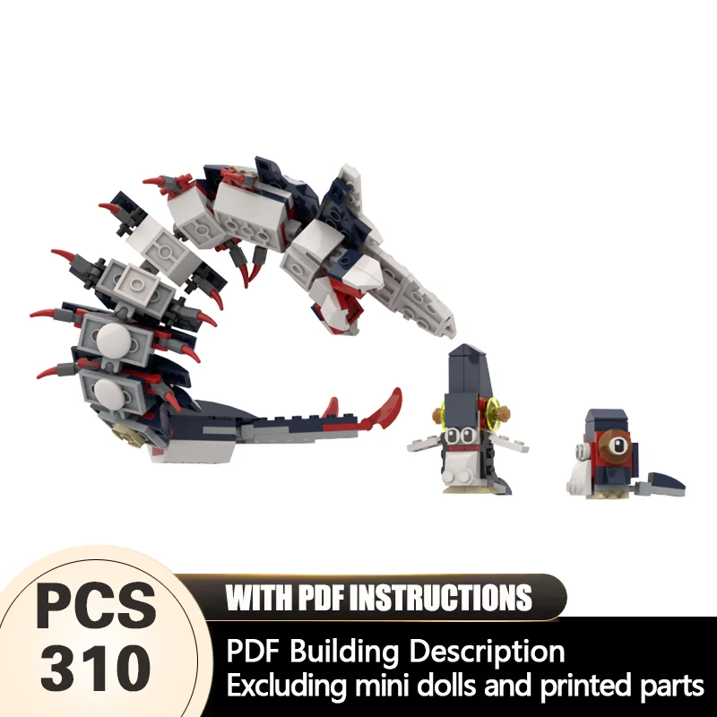 Creators Animal Series Model MOC Building Bricks Ice Worm And Pengwings Modular Technology Gifts Holiday Assemble Children Toys
Creators Animal Series Model MOC Building Bricks Ice Worm And Pengwings Modular Technology Gifts Holiday Assemble Children Toys