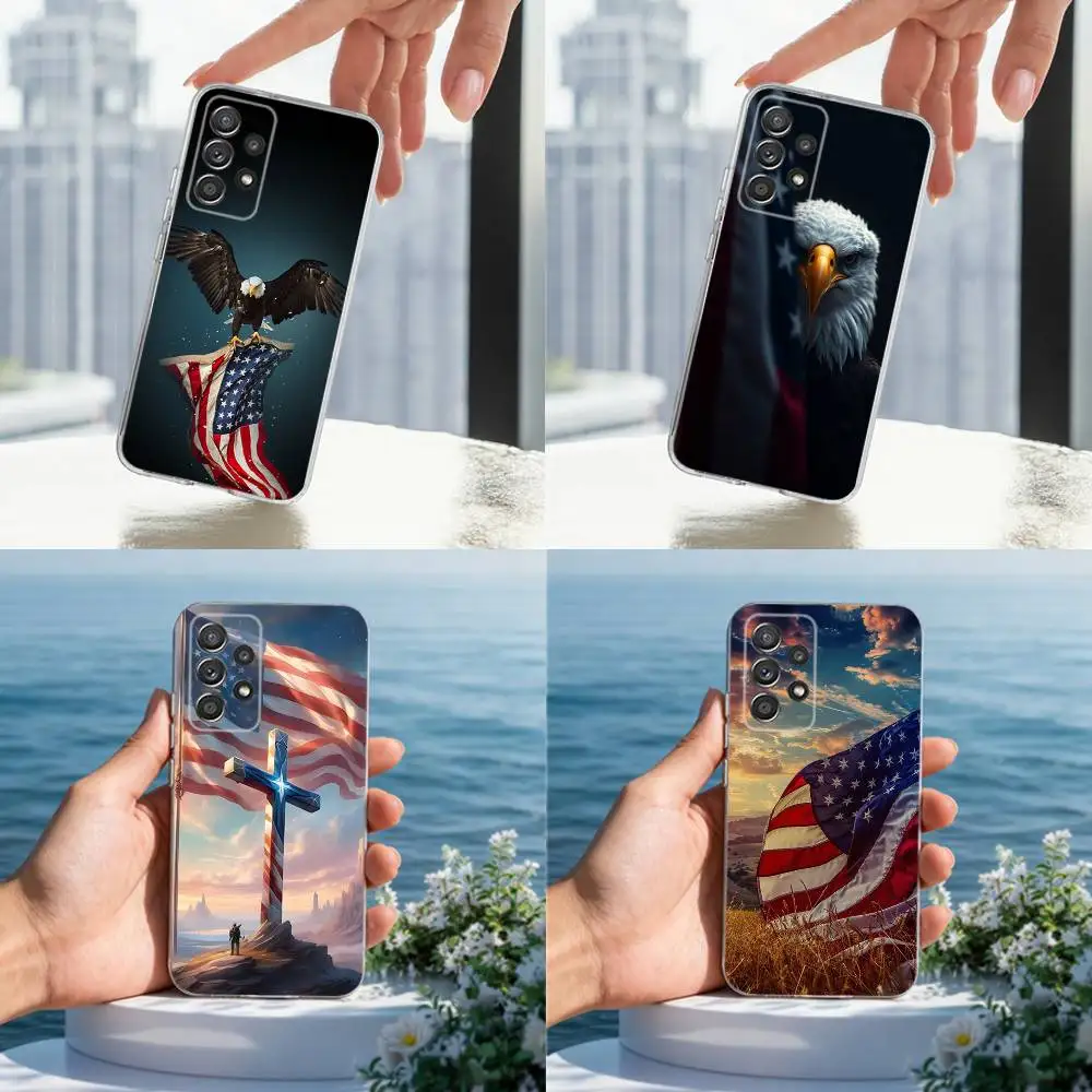 Great A-America USA Flag Phone Case For Samsung A51,71,30,S21,10,20,Ultra,FE,Lite, S22,23,9,PIus,Transparent, Silicone
Great A-America USA Flag Phone Case For Samsung A51,71,30,S21,10,20,Ultra,FE,Lite, S22,23,9,PIus,Transparent, Silicone