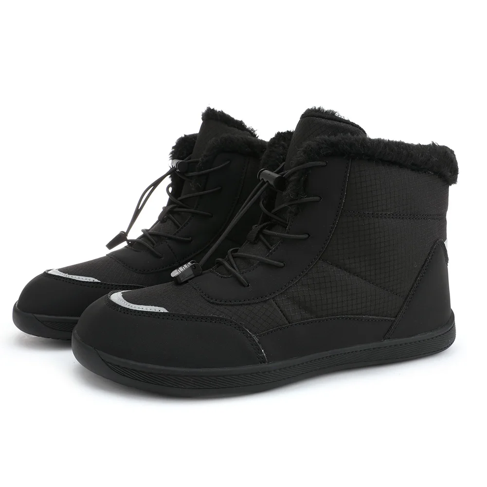 Women's Winter Snow Boots Fur Lined Barefoot Boots Anti-Slip Ankle Booties Wide Toe Box Walking Boots Outdoor Hiking Boots
Women's Winter Snow Boots Fur Lined Barefoot Boots Anti-Slip Ankle Booties Wide Toe Box Walking Boots Outdoor Hiking Boots