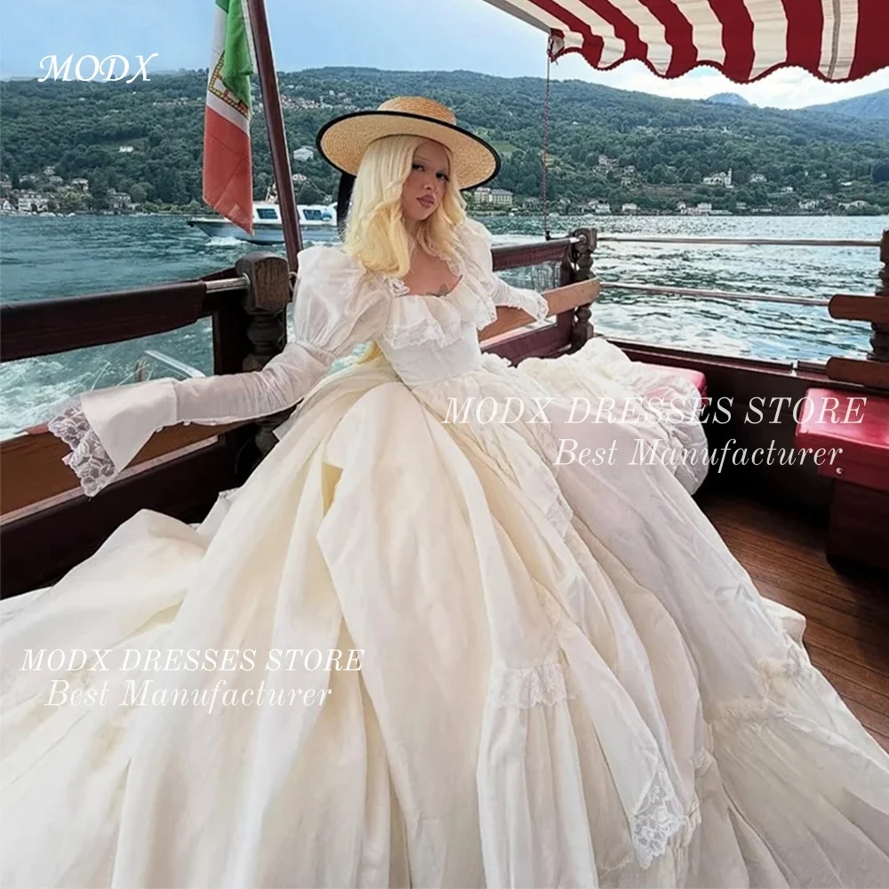 MODX Vintage Lace Ruffled Tiered Wedding Dress Exquisite Bridal Gown Floor Length Customized Vestidos Novias Boda Women
MODX Vintage Lace Ruffled Tiered Wedding Dress Exquisite Bridal Gown Floor Length Customized Vestidos Novias Boda Women