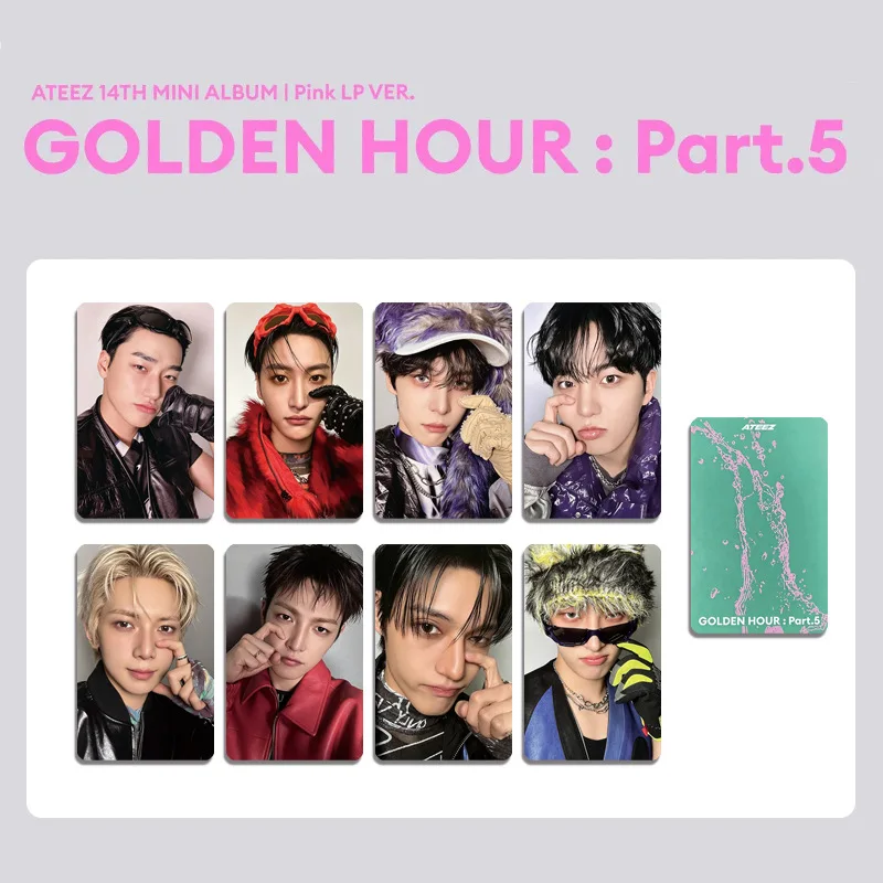 8Pcs/Set Idol Boys ATEEZ New Album "GOLDEN HOUR PART 5" High-Definition Printed Photo LOMO Card Jongho San Jongho Fans Collect
8Pcs/Set Idol Boys ATEEZ New Album "GOLDEN HOUR PART 5" High-Definition Printed Photo LOMO Card Jongho San Jongho Fans Collect