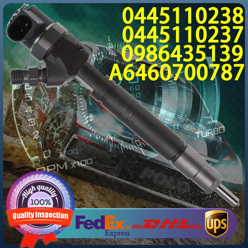 0445110238 0445110237 0986435139 A6460700787 Common Rail Injector For Mercedes-Benz Serie CLK Serie C 200 220 2.2 Engine
0445110238 0445110237 0986435139 A6460700787 Common Rail Injector For Mercedes-Benz Serie CLK Serie C 200 220 2.2 Engine