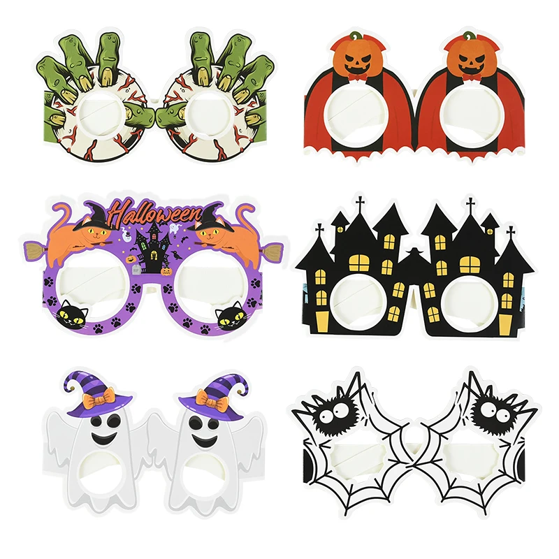 Halloween Paper Funny Pumpkin Spider Ghost Glasses Halloween Party Decorations Home Photo Accessories Kids Gift
Halloween Paper Funny Pumpkin Spider Ghost Glasses Halloween Party Decorations Home Photo Accessories Kids Gift