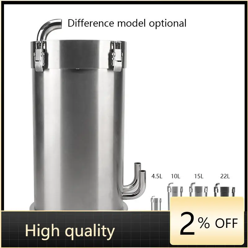 Stainless Steel 304 Aquariums Canister Filter Fish 4.5L 10L 15L 22L Filter Bucket Aquarium Filtration System External Filter
Stainless Steel 304 Aquariums Canister Filter Fish 4.5L 10L 15L 22L Filter Bucket Aquarium Filtration System External Filter