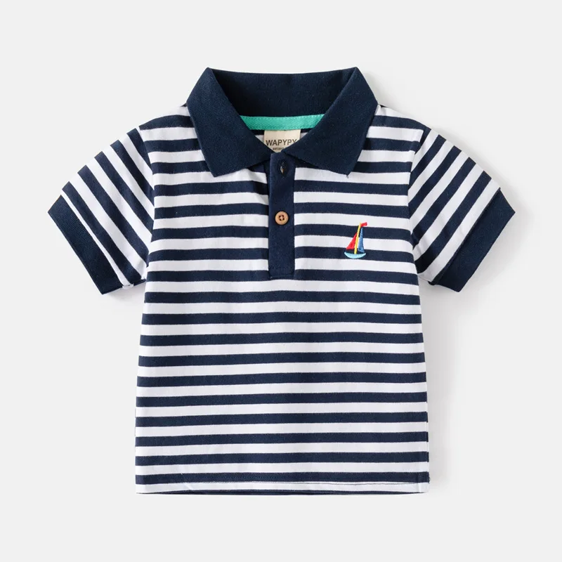 Children's Short SleeveTT-shirt2024New Boys' SummerpoloShirt Baby's Top Embroidery Children's Clothing Wholesale Fashion
Children's Short SleeveTT-shirt2024New Boys' SummerpoloShirt Baby's Top Embroidery Children's Clothing Wholesale Fashion