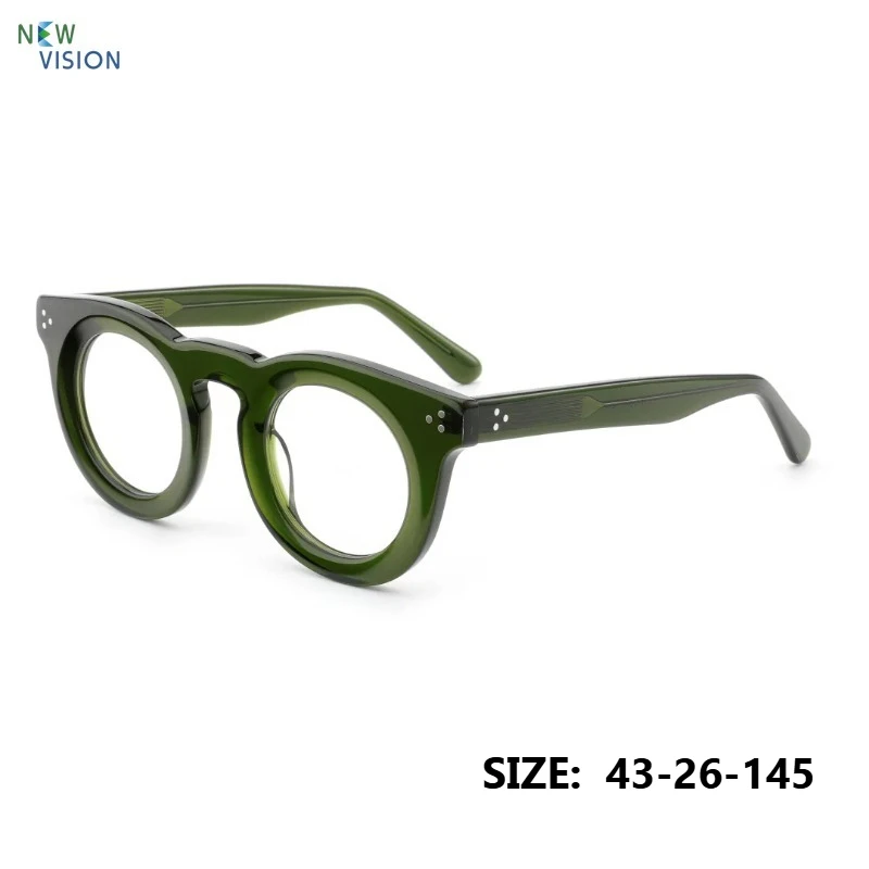 2026 New Green Glasses Handmade Acetate Fashion Men Eyeglass Frame Optical Women Myopia Reading Anti Blue Light Office Eyewear
2026 New Green Glasses Handmade Acetate Fashion Men Eyeglass Frame Optical Women Myopia Reading Anti Blue Light Office Eyewear