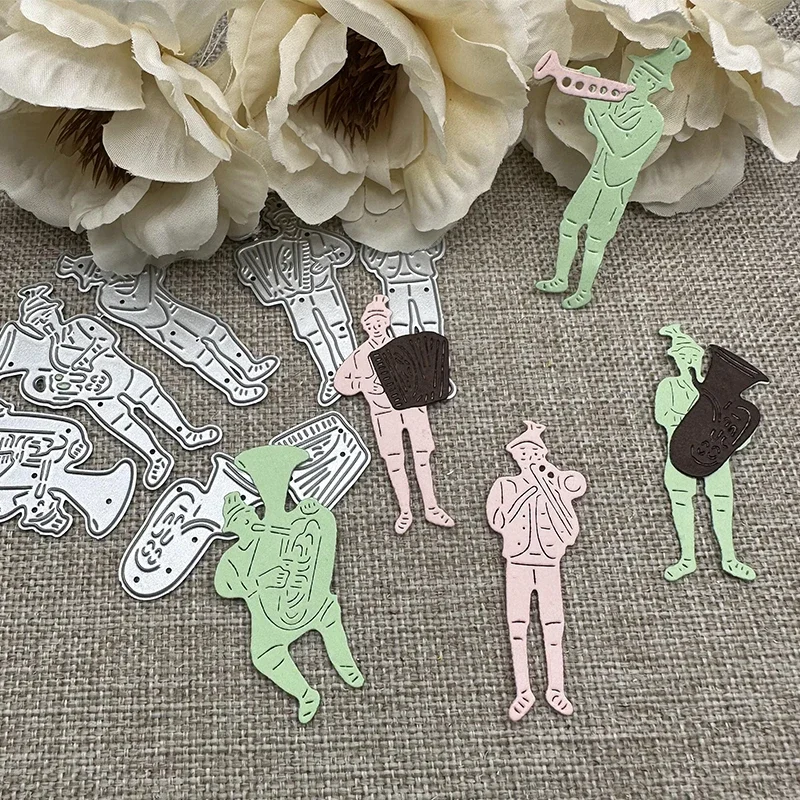 Металлические вырубные штампы в виде музыкальных инструментов для скрапбукинга, декоративного рукоделия, трафареты для вырезания
Металлические вырубные штампы в виде музыкальных инструментов для скрапбукинга, декоративного рукоделия, трафареты для вырезания