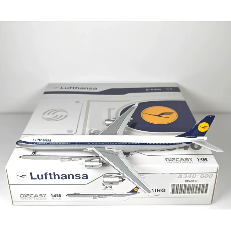 JC Wings 1/400 Scale Lufthansa A340-600 D-AIHG Die-cast Collectible Aircraft Model
JC Wings 1/400 Scale Lufthansa A340-600 D-AIHG Die-cast Collectible Aircraft Model