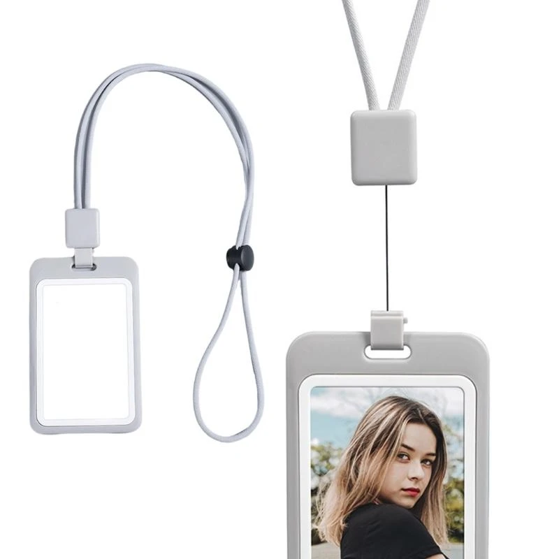 Lanyard with Card Holder Double Side Identity Card Holder Badge Holder with Retractable Cord Lanyard with Card Sleeve F19E
Lanyard with Card Holder Double Side Identity Card Holder Badge Holder with Retractable Cord Lanyard with Card Sleeve F19E