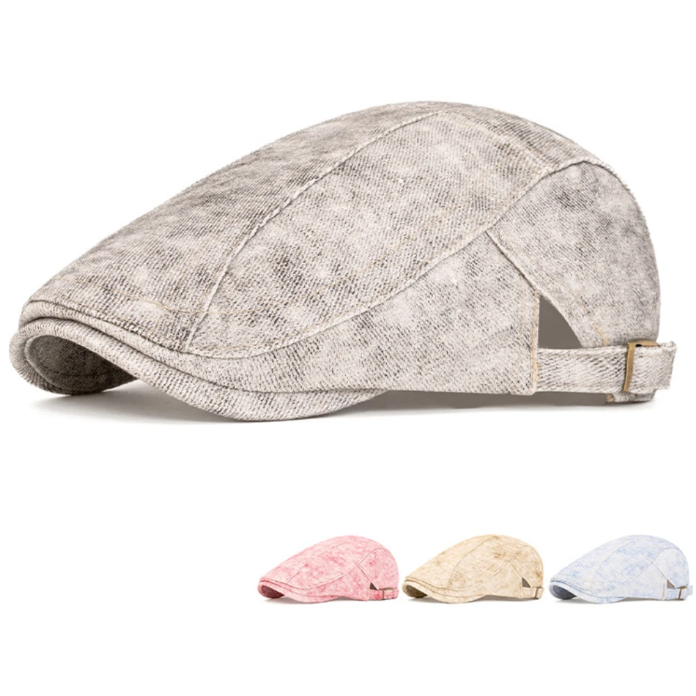 HT4812 Mens Berets Women New Spring Autumn Cap Beret Hat Male Female 100% Cotton Ivy Flat Cap Washed Cotton Adjustable Beret Cap
HT4812 Mens Berets Women New Spring Autumn Cap Beret Hat Male Female 100% Cotton Ivy Flat Cap Washed Cotton Adjustable Beret Cap