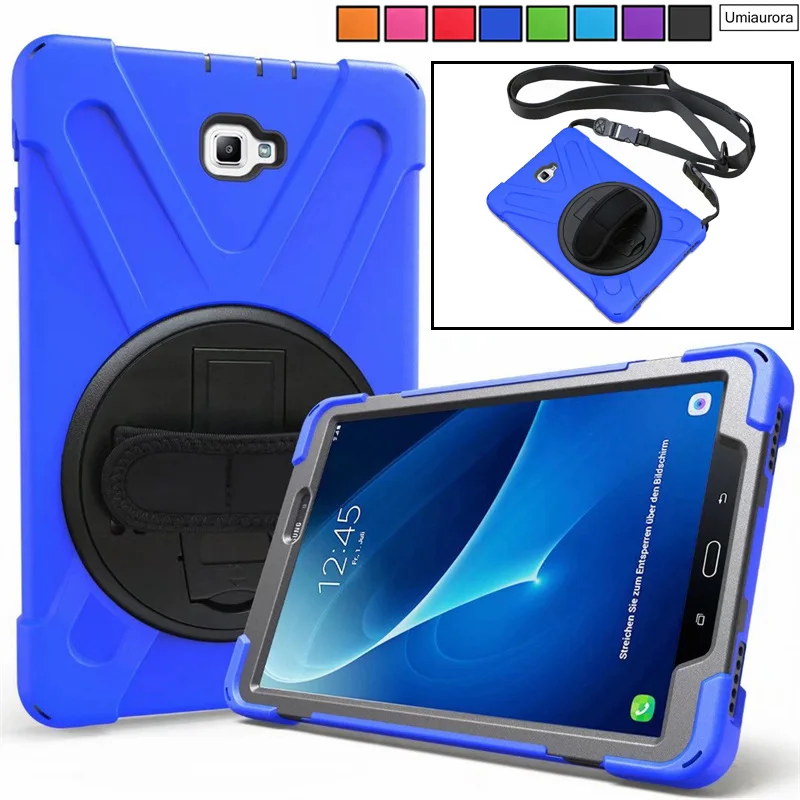 For Samsung Tab A6 10.1 inch 2016 T580 SM-T580 SM-T585 Heavy Duty Rugged Tablet Case Cover Stand Shoulder Strap Shockproof Funda
For Samsung Tab A6 10.1 inch 2016 T580 SM-T580 SM-T585 Heavy Duty Rugged Tablet Case Cover Stand Shoulder Strap Shockproof Funda