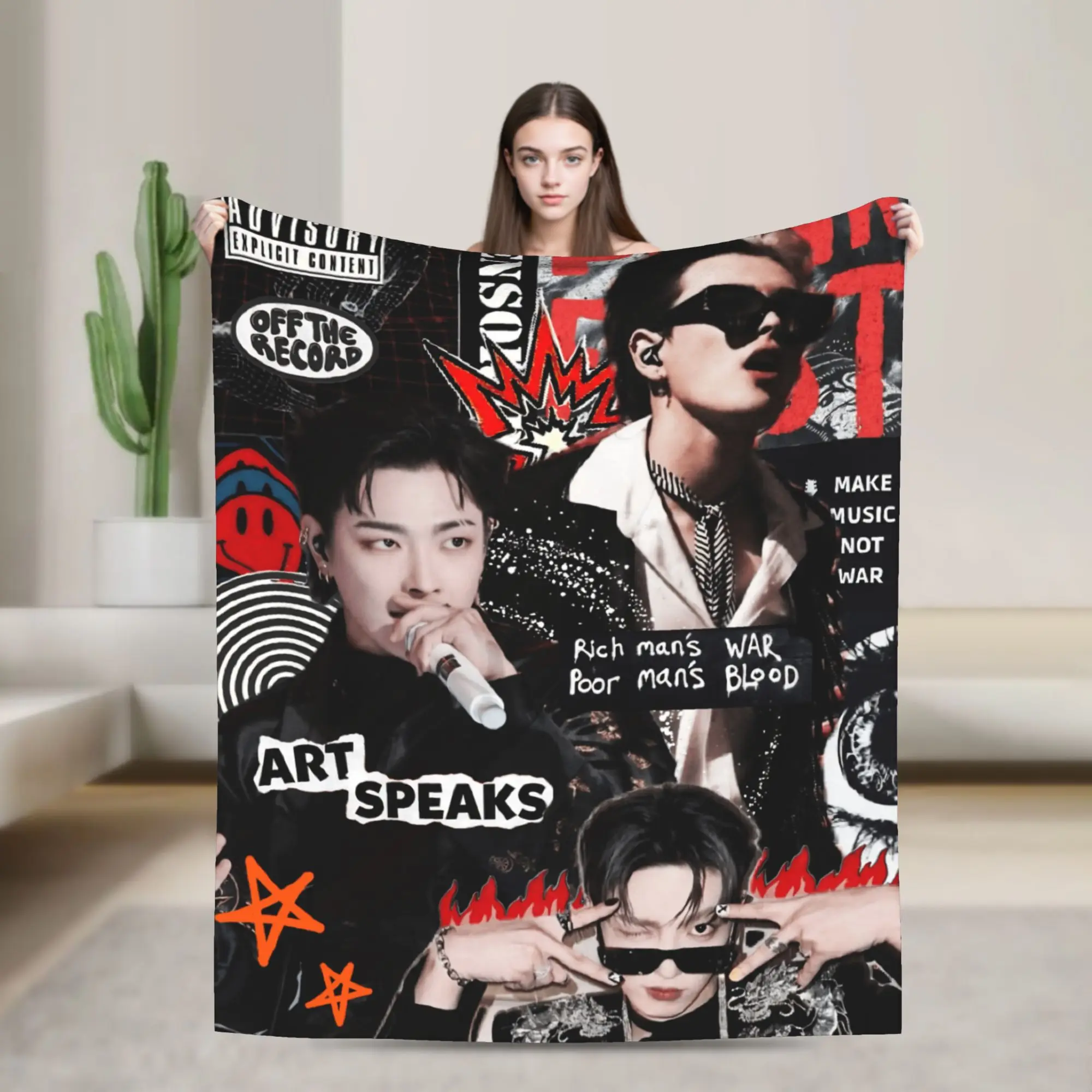 Cute Ateez Band Flannel Blanket Warm Soft Throw Blanket for Home Decor Decorative Aesthetic Bedspread Sofa Bed Cover
Cute Ateez Band Flannel Blanket Warm Soft Throw Blanket for Home Decor Decorative Aesthetic Bedspread Sofa Bed Cover