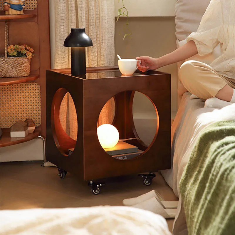 Vintage Mobile Nightstand On Wheels Square Eclectic Elegant Nightstand Japanese Small Mesita De Noche Bedrooms Furniture
Vintage Mobile Nightstand On Wheels Square Eclectic Elegant Nightstand Japanese Small Mesita De Noche Bedrooms Furniture