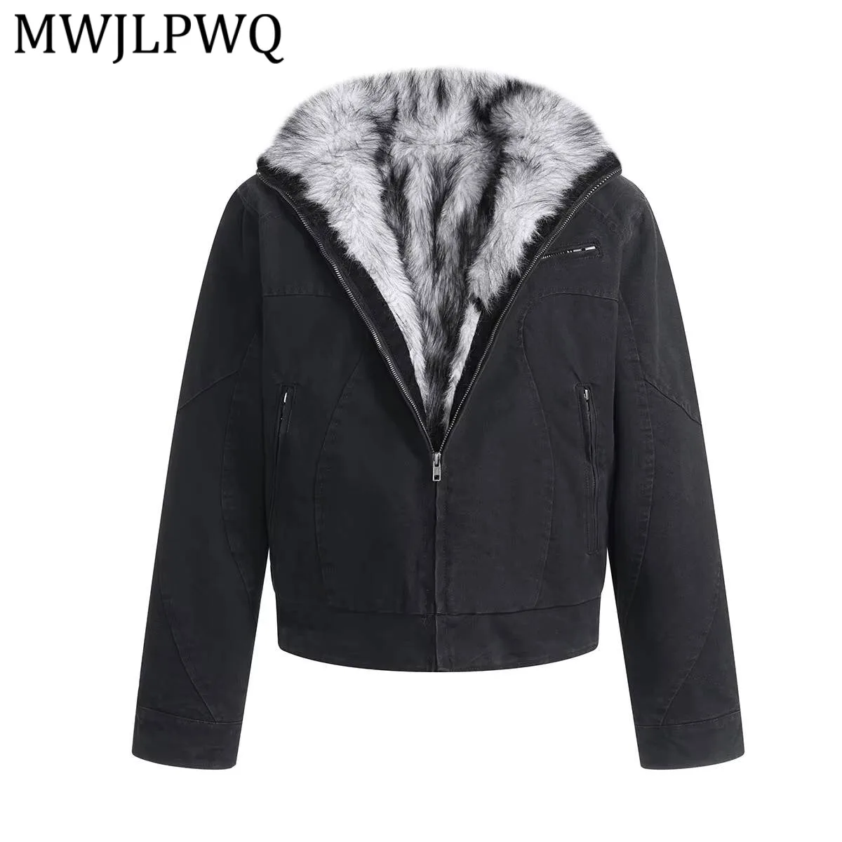 Мужская зимняя куртка MWJLPWQ из хлопка с воротником из меха лисы, длинными рукавами, флисом, серебристая, повседневная, модель 2026 Tide 21895
Мужская зимняя куртка MWJLPWQ из хлопка с воротником из меха лисы, длинными рукавами, флисом, серебристая, повседневная, модель 2026 Tide 21895