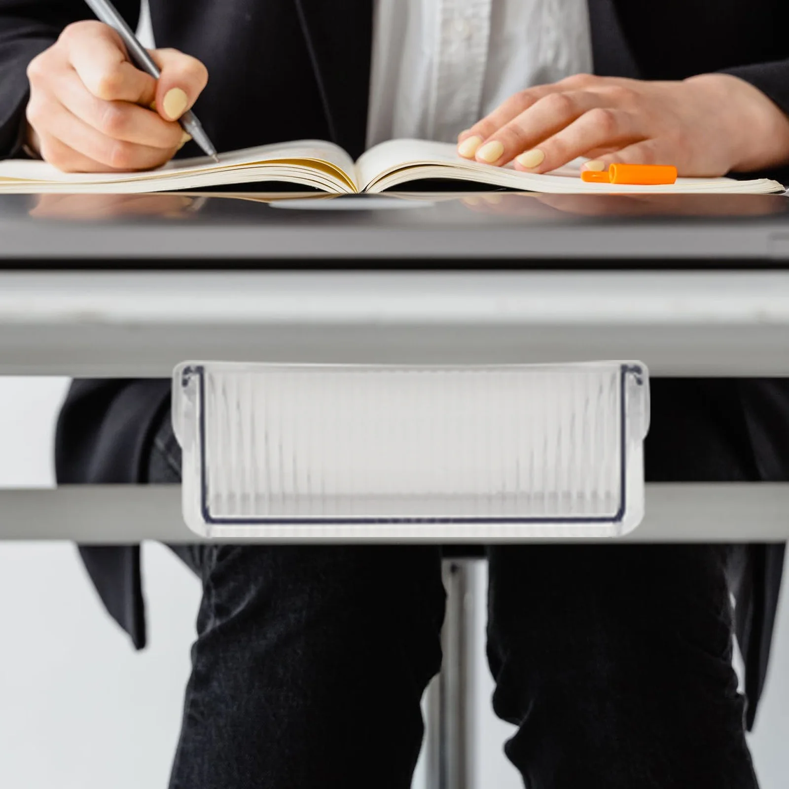 Under Desk Storage Box ABS PET Material Adhesive Design Office Stationery Phone Cable Holder Container Sturdy Wear Resistant
Under Desk Storage Box ABS PET Material Adhesive Design Office Stationery Phone Cable Holder Container Sturdy Wear Resistant