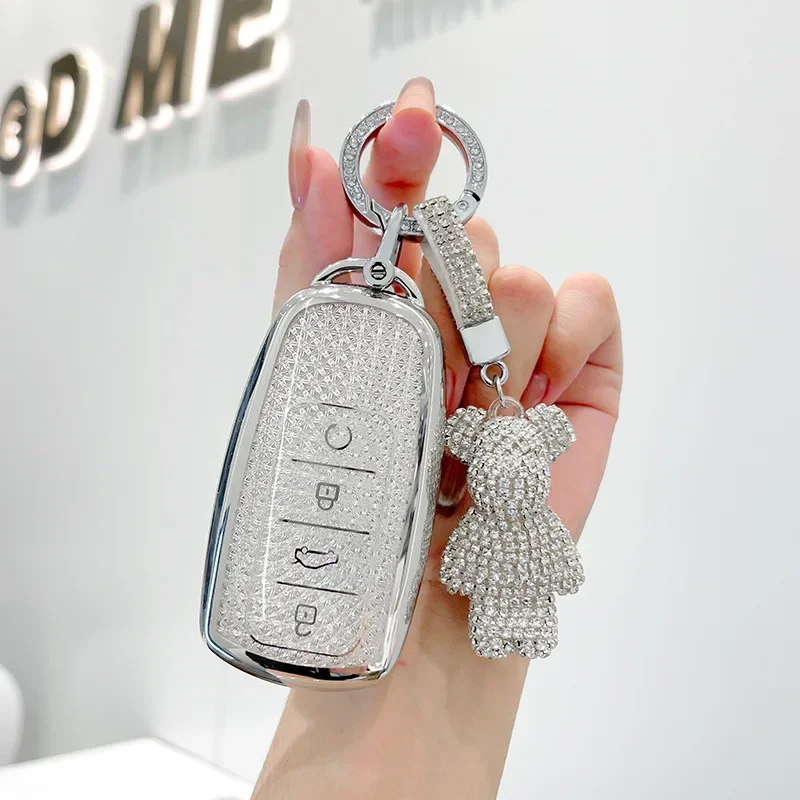 Diamond Style TPU For Chery Tiggo 8 Pro Tiggo 8plus New 5 Plus Chery Tiggo 7 Pro Max Omoda 5 C5 Remote Car Key Case Cover Holder
Diamond Style TPU For Chery Tiggo 8 Pro Tiggo 8plus New 5 Plus Chery Tiggo 7 Pro Max Omoda 5 C5 Remote Car Key Case Cover Holder