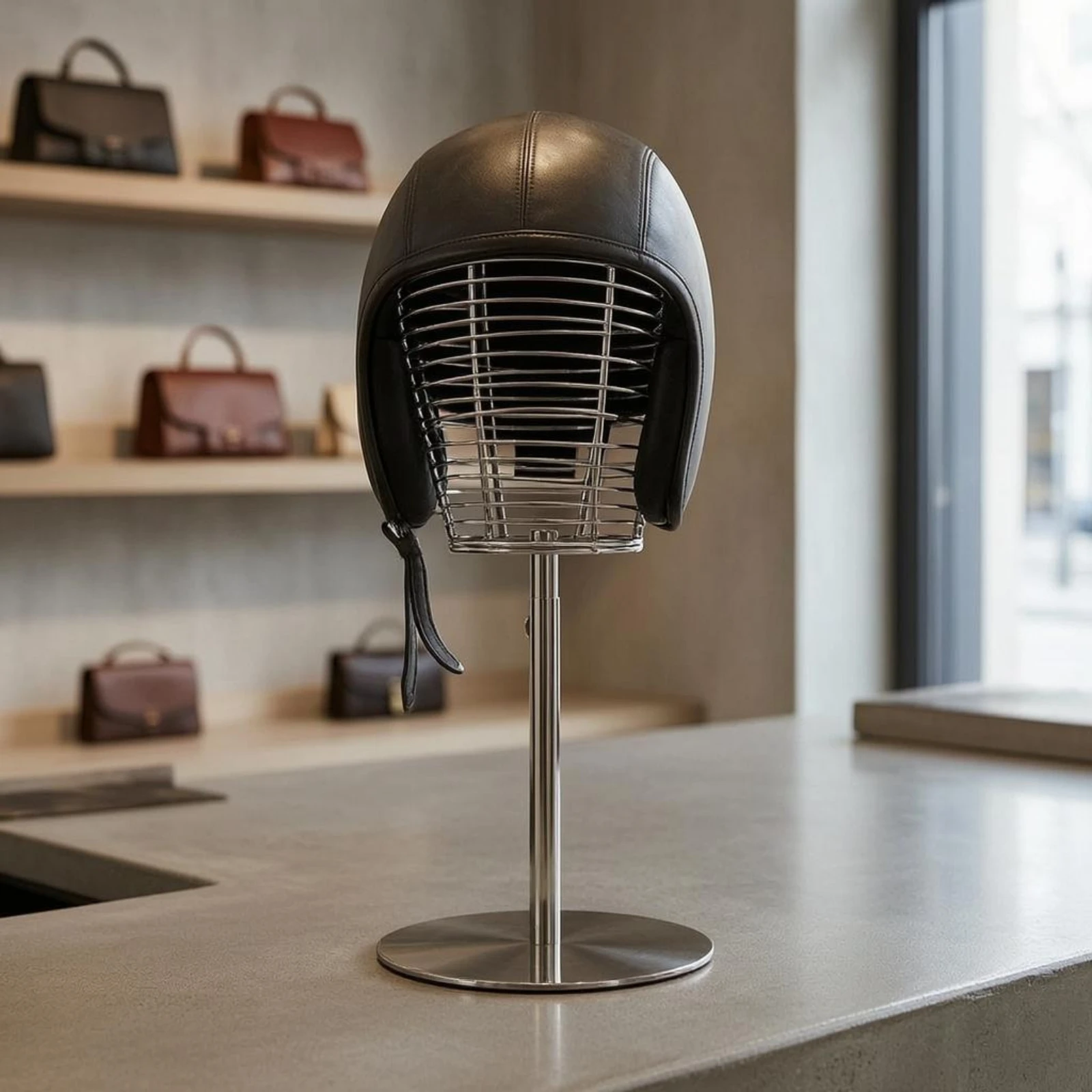 Hat Display Stand Silver Wire Head Model Stand Hat Display Head Long-Lasting Retail Fixture Professional
Hat Display Stand Silver Wire Head Model Stand Hat Display Head Long-Lasting Retail Fixture Professional