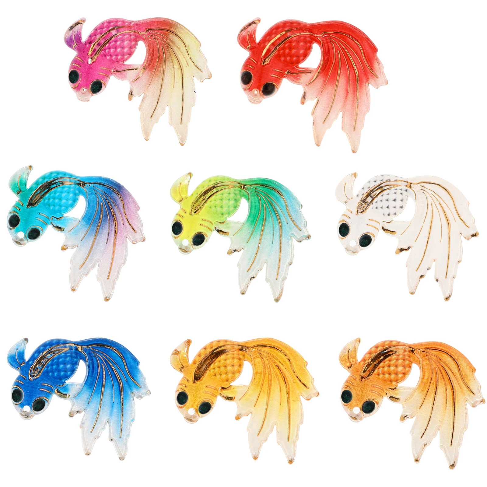 15Pcs Fish Decor Decorative Goldfish Figures Cartoon Small Fish Ornaments for Home Garden Patio Cognitive Desktop Decor
15Pcs Fish Decor Decorative Goldfish Figures Cartoon Small Fish Ornaments for Home Garden Patio Cognitive Desktop Decor