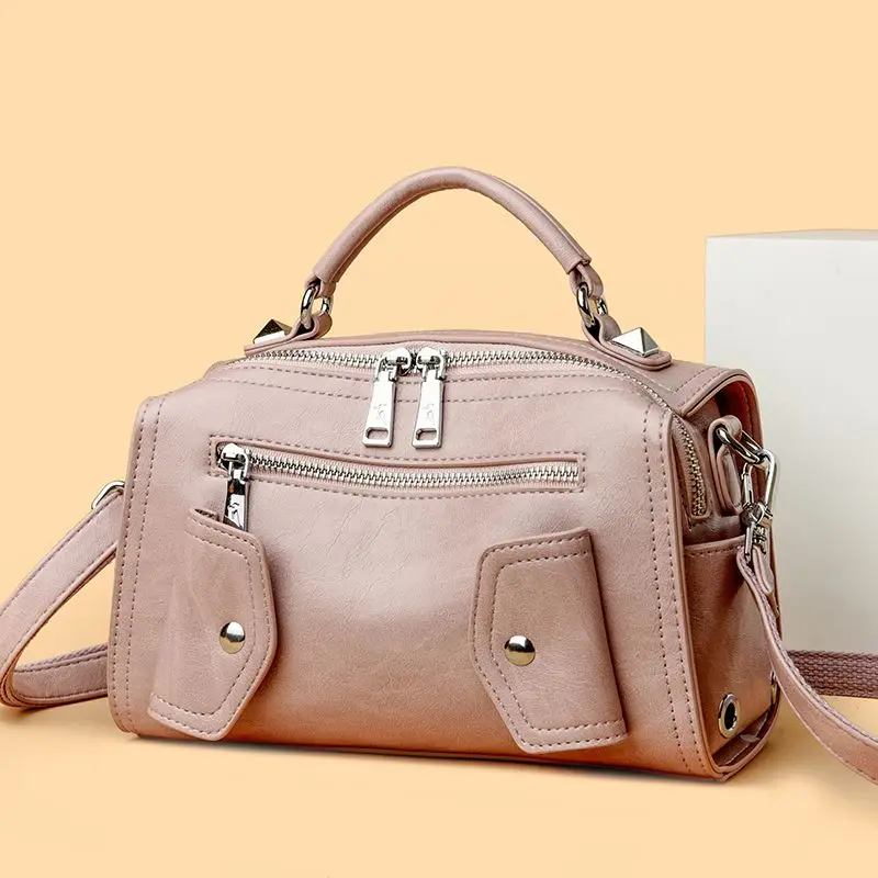 Genuine Leather Retro Women Crossbody Bag Retro Handbag 2025 New Trendy One-shoulder Bag Soft Leather Three-dimensional Package
Genuine Leather Retro Women Crossbody Bag Retro Handbag 2025 New Trendy One-shoulder Bag Soft Leather Three-dimensional Package