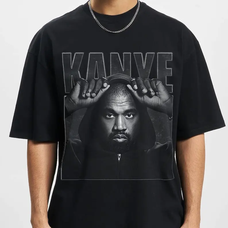 Kanye West 90's Graphic Tee, Vintage Graphic Shirt, Unique Kanye Apparel, Retro Style Fashion, Celebrity Inspired Clothing
Kanye West 90's Graphic Tee, Vintage Graphic Shirt, Unique Kanye Apparel, Retro Style Fashion, Celebrity Inspired Clothing