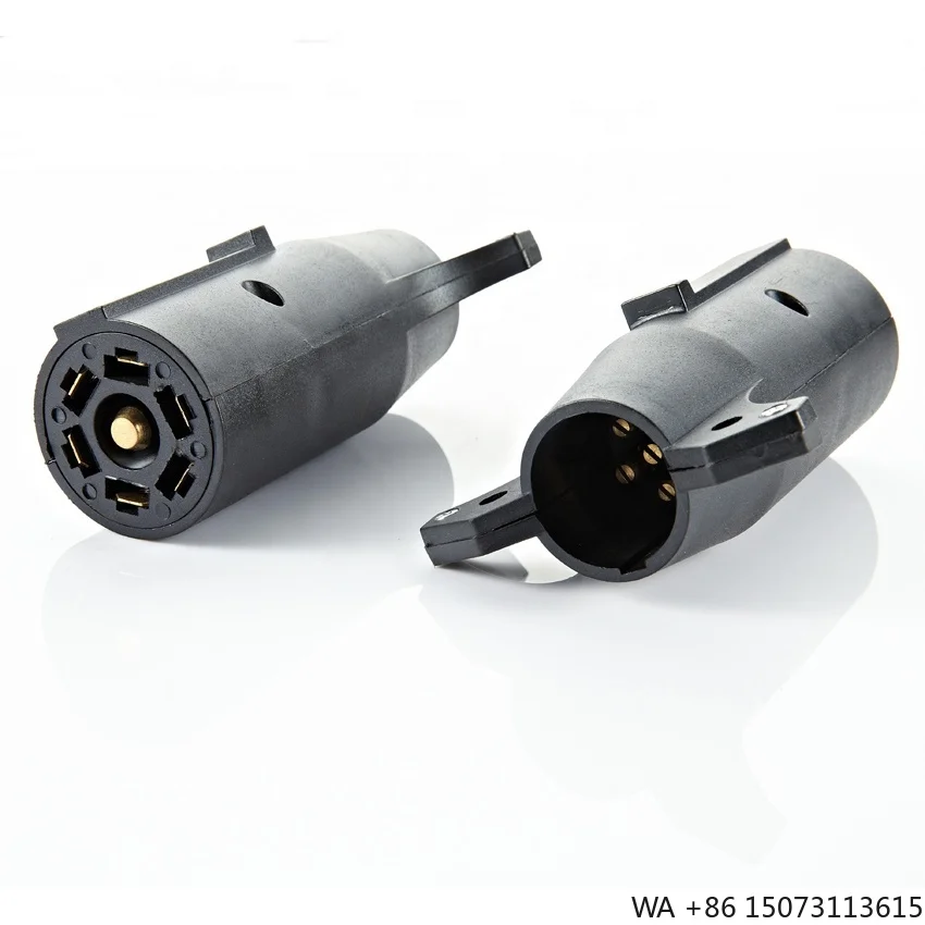 Переходник с 7-полюсным круглым прицепом на 6-полюсный, 7-контактная вилка прицепа на 6-контактную вилку проводки прицепа, соединяющая освещение.
Переходник с 7-полюсным круглым прицепом на 6-полюсный, 7-контактная вилка прицепа на 6-контактную вилку проводки прицепа, соединяющая освещение.