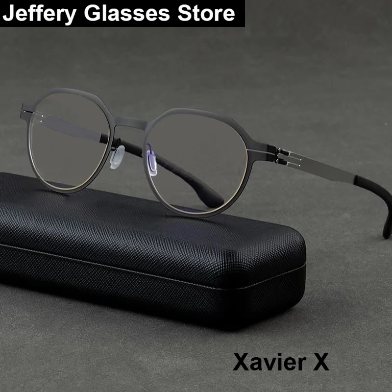 Germany Brand Design Polygon Glasses Frame Men Women Xavier V Screwless Ultralight Eyeglasses Big Size Business Luxury Eyewear
Germany Brand Design Polygon Glasses Frame Men Women Xavier V Screwless Ultralight Eyeglasses Big Size Business Luxury Eyewear