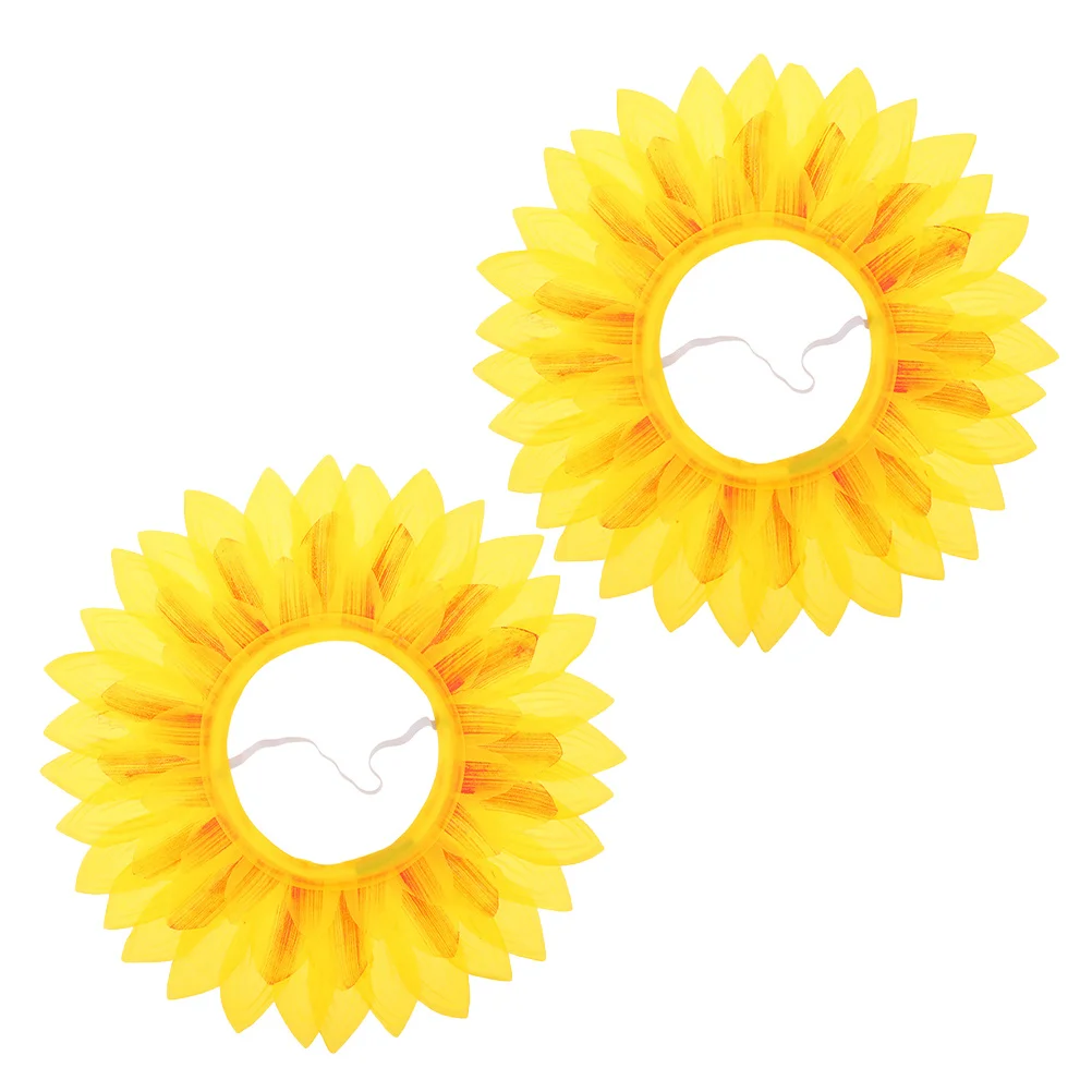 2Pcs Sunflower Headpiece Funny Flower Hat Soft Comfortable for Outdoor Sports Day Parties Festivals Cosplay
2Pcs Sunflower Headpiece Funny Flower Hat Soft Comfortable for Outdoor Sports Day Parties Festivals Cosplay